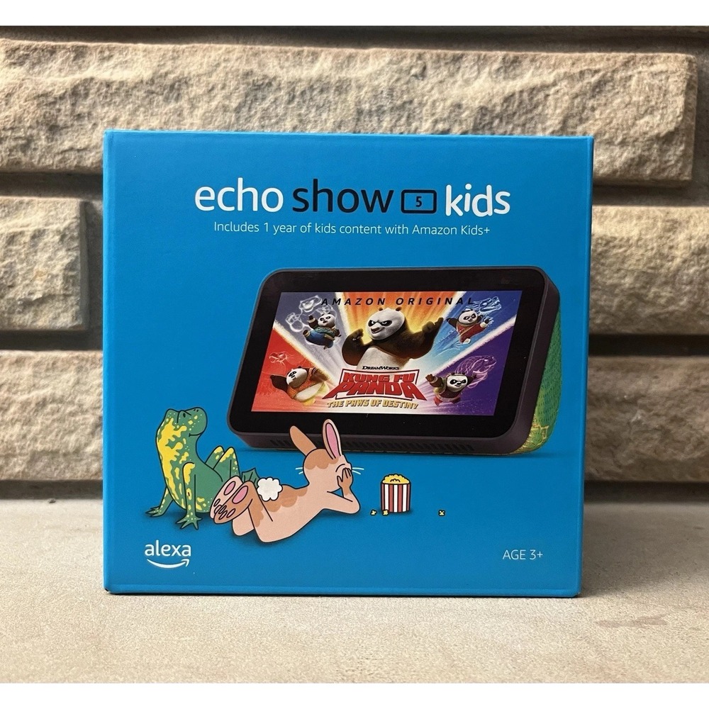 Amazon Echo Show 5 (2nd Gen) Kids Edition Smart Display Speaker - Chameleon